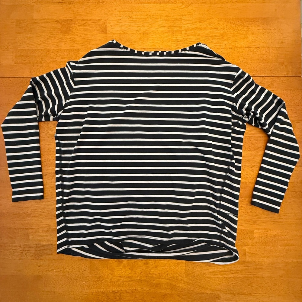 LuLuLemon Striped Long Sleeve Top